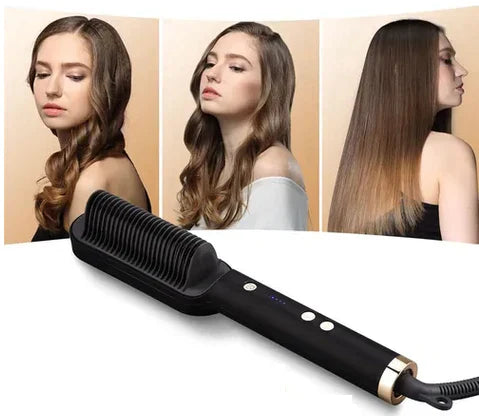 Glam Styler™ 2-in-1 Hair Straightening Brush