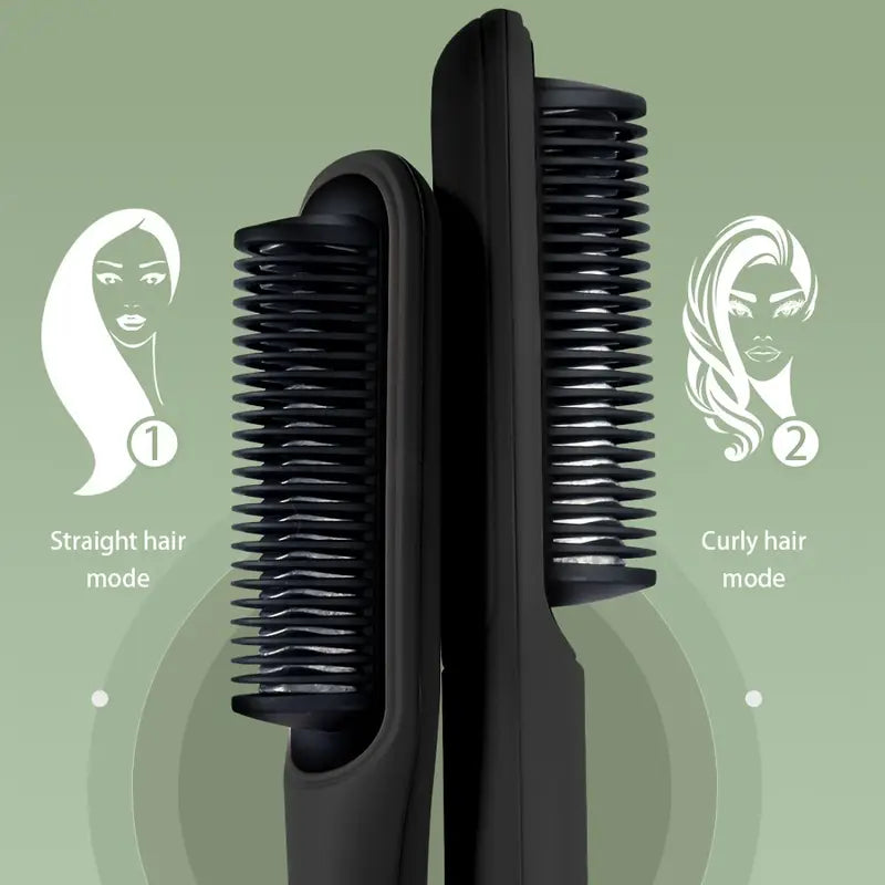 Glam Styler™ 2-in-1 Hair Straightening Brush